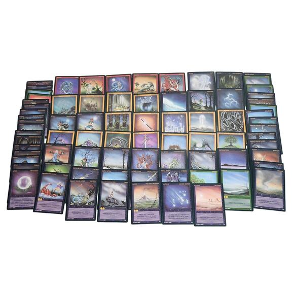 Wyvern Vintage Collectible Card Game Lot Of 80 Cards 1994 NM Pre-owned - Picture 1 of 7